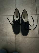 Vans Authentic Black Canvas Classic Shoe - Image 1