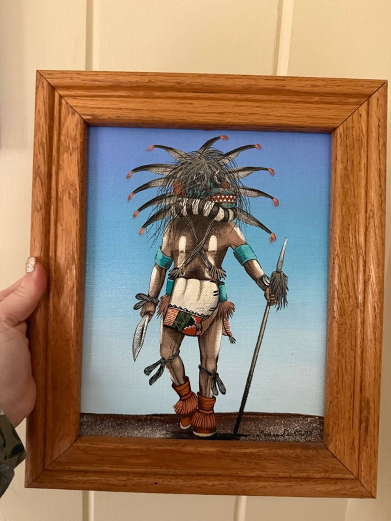 Duane Dishta Kachina Dancer Painting
