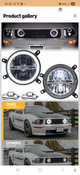 2005-2009 Ford Mustang GT LED Halo Fog Lights - Image 2