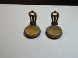 Vintage Italian Micro Mosaic Floral Earrings - Image 2