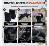 XL/XXL Weston Heated Glove Liners Men Women - Rechargeable Thermal Hand Warmer - Image 3