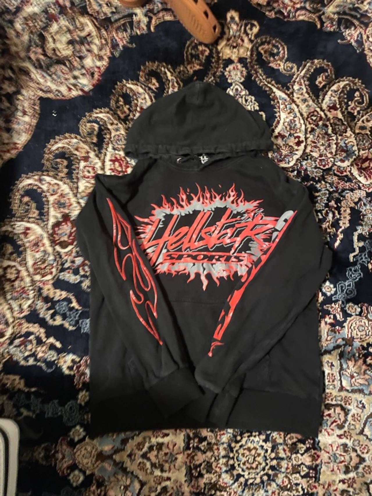 Hellstar Future Flame Hoodie Black