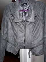 Lulus Grey Vegan Suede Moto Jacket - Image 8
