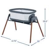 Chicco LullaGlide 3-in-1 Bassinet Gray NEW - Image 2
