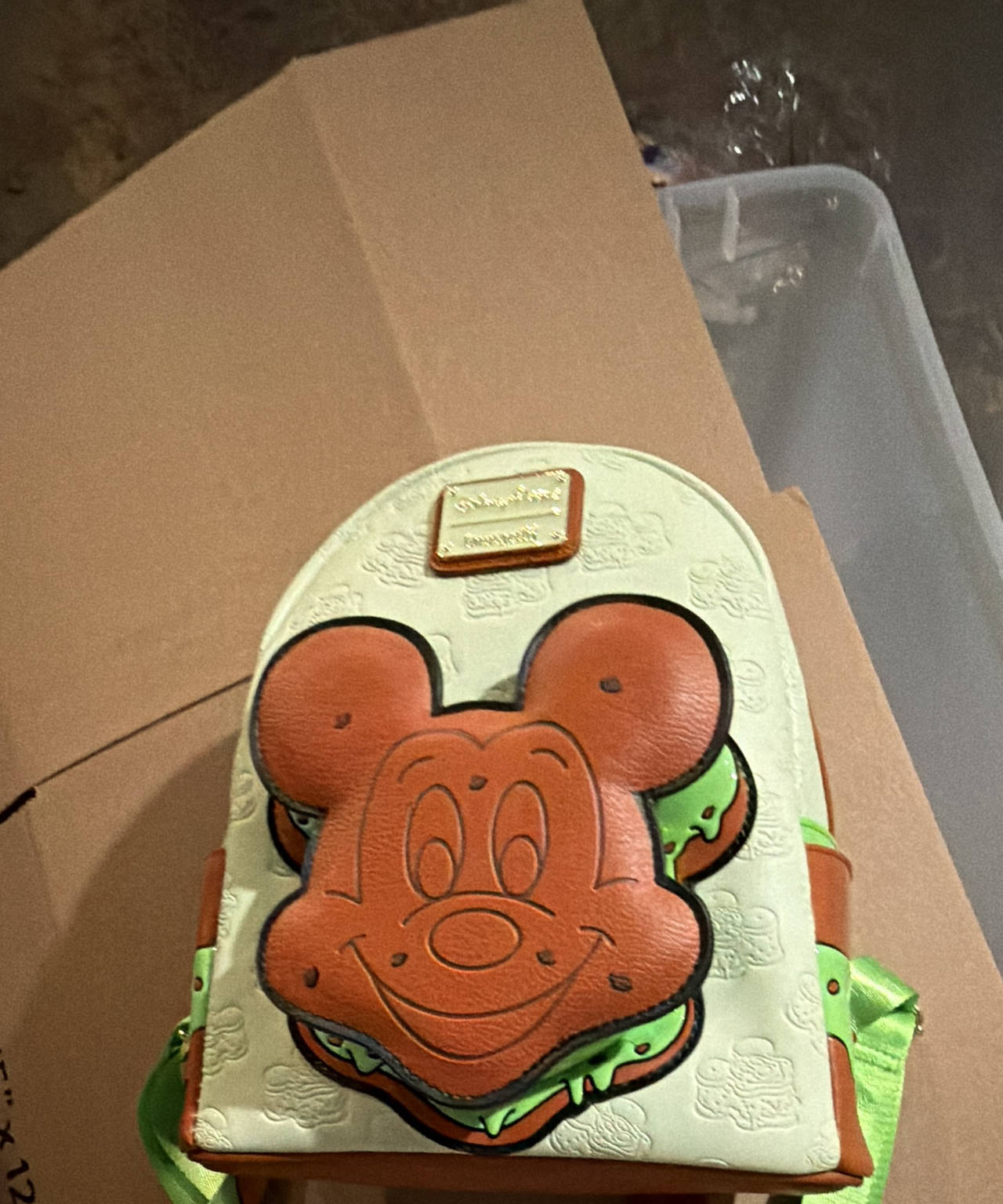 Loungefly Disney Mickey Mouse Burger Mini Backpack