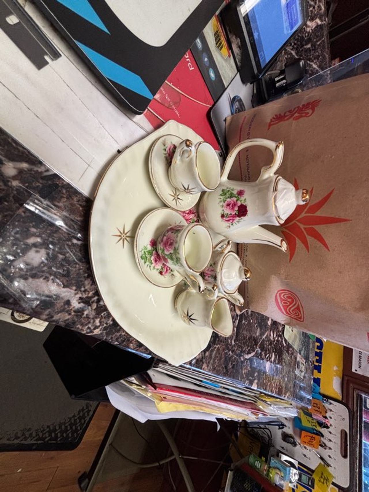 Vintage Porcelain Tea Set
