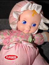 Playskool My Very Soft Baby Doll Pink Plush Flowers - Image 3