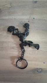 Vintage Cast Metal Adult Novelty Keychain - Image 2