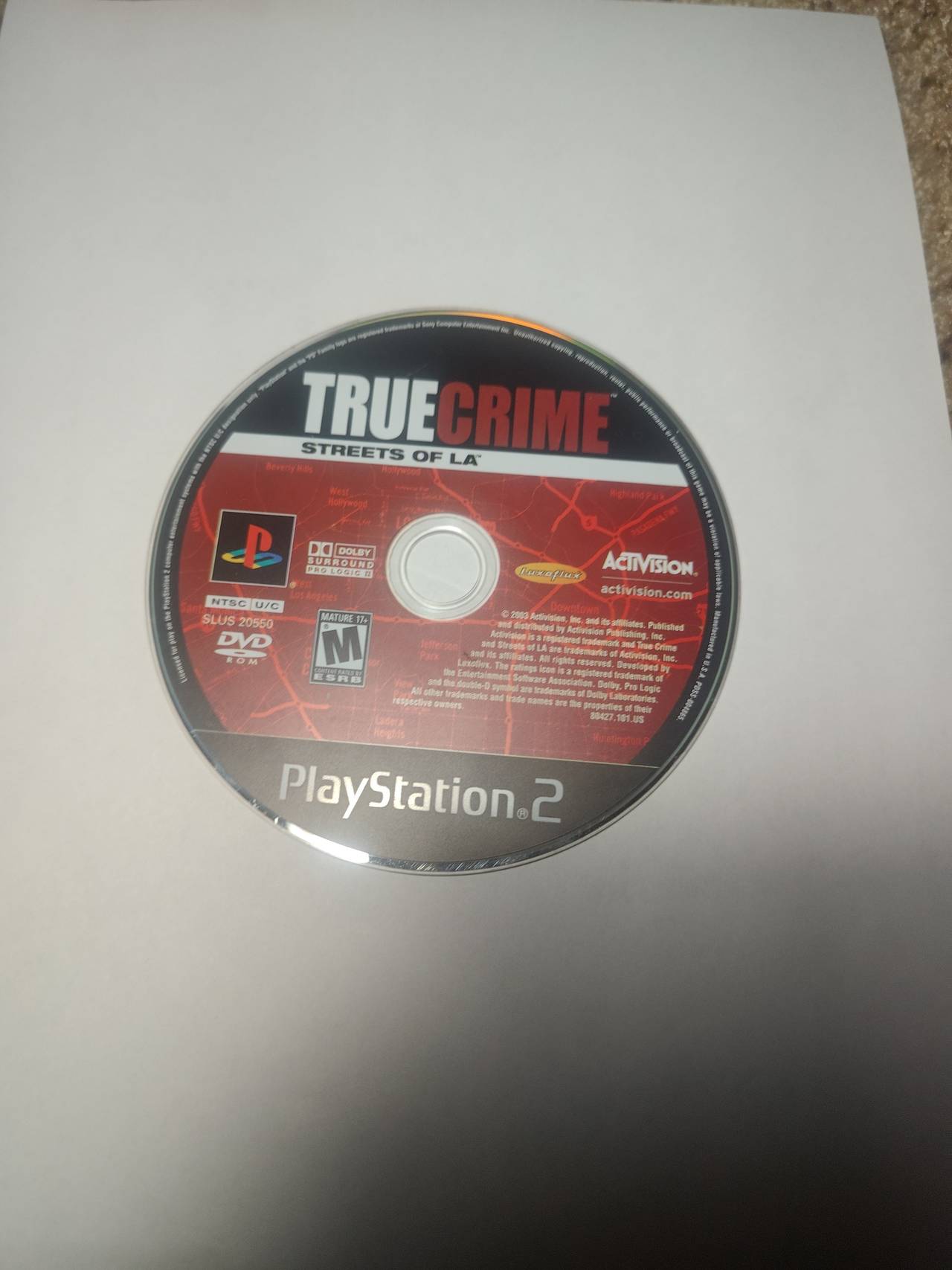 True Crime: Streets of LA (PlayStation 2)
