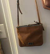 Nine West Triple Compartment Kiss Lock Crossbody Bag - Image 1