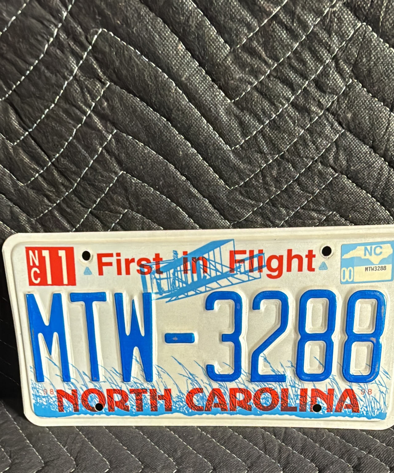 North Carolina First in Flight License Plate