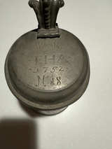 Antique Pewter Tankard Stein Lid - Image 1