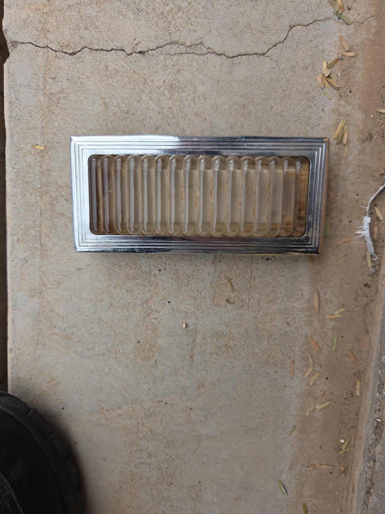 Vintage GM Interior Dome Light Lens and Housing