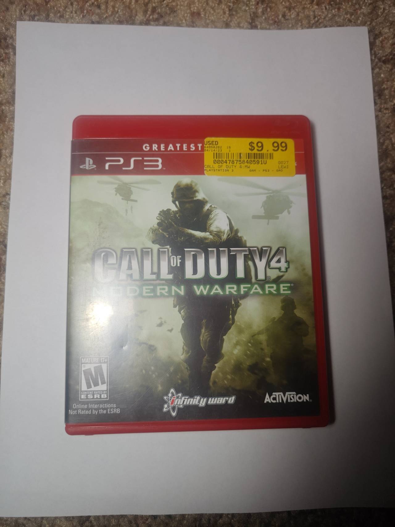 Call of Duty 4: Modern Warfare (PlayStation 3)