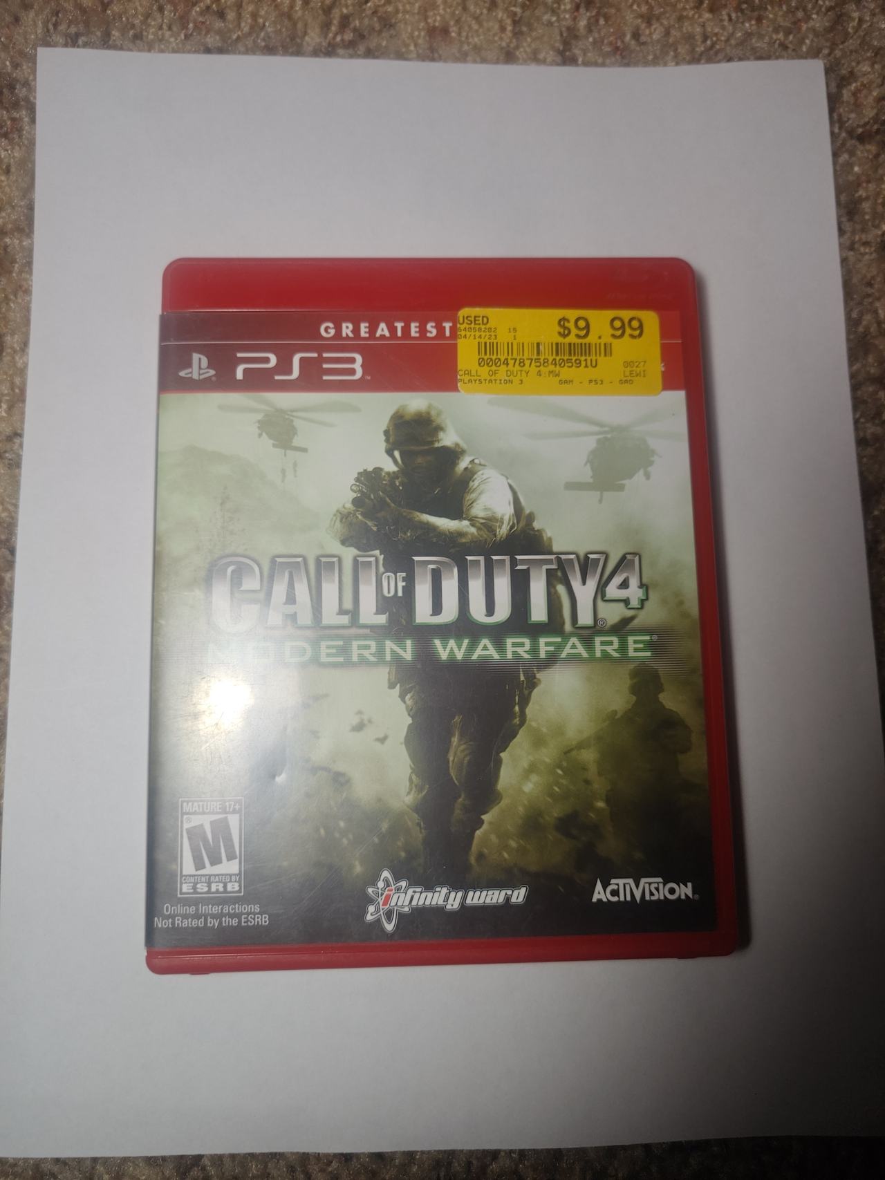 Call of Duty 4: Modern Warfare (PlayStation 3)