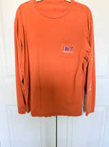 Vineyard Vines Football Whale Long Sleeve Pocket Tee M Medium - Image 1