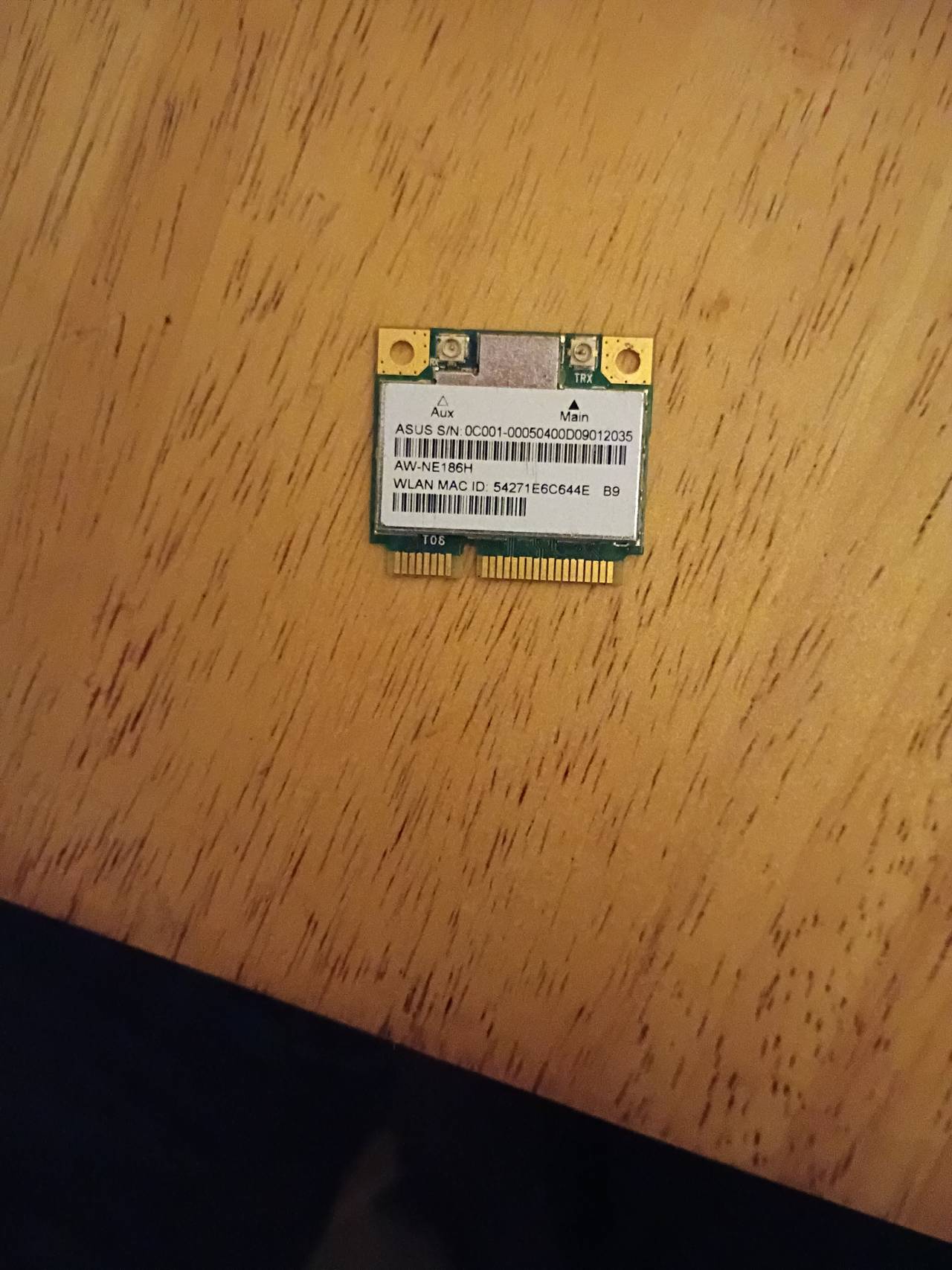 AzureWave AW-NE186H Wireless LAN Bluetooth Card