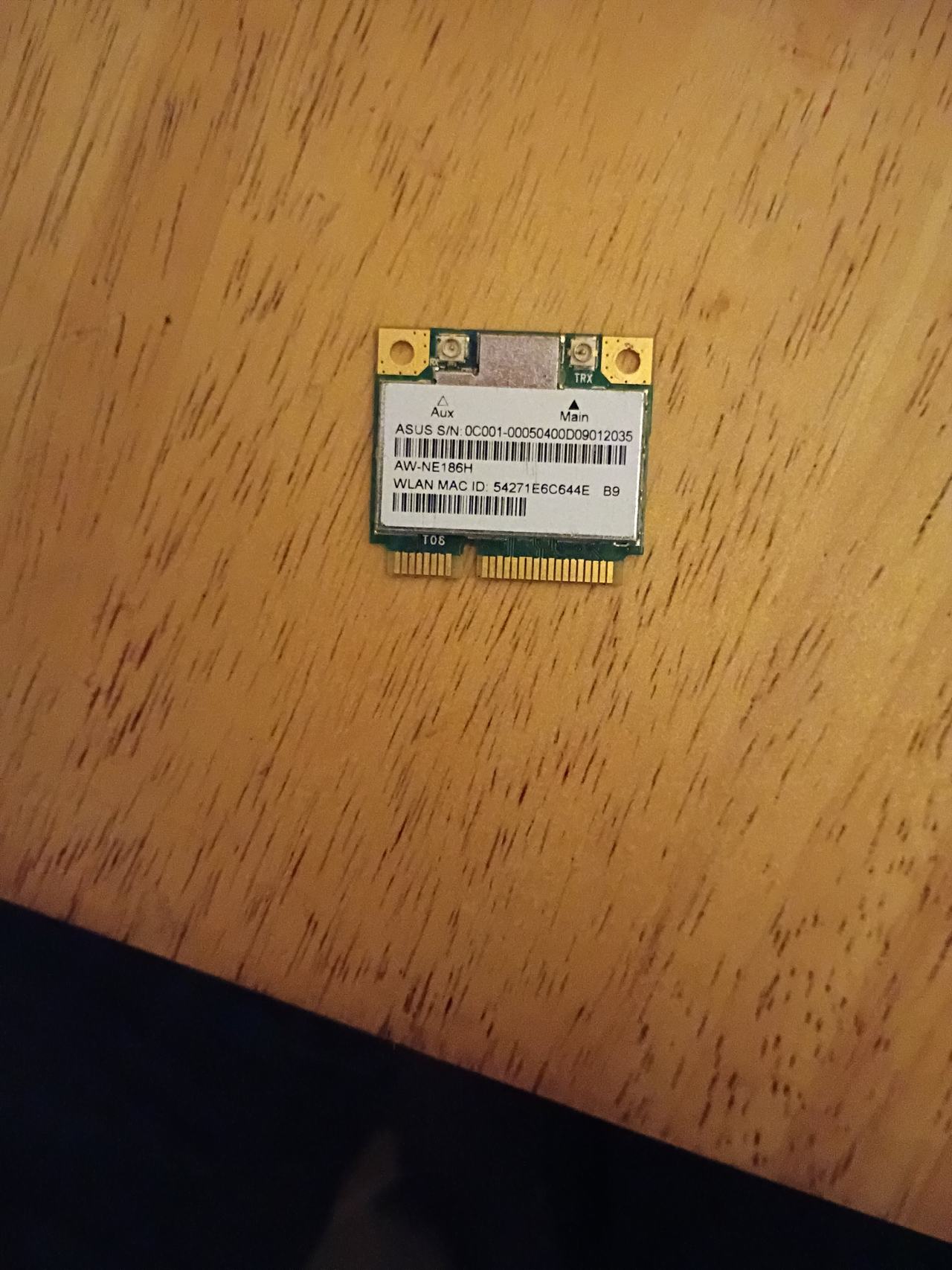 AzureWave AW-NE186H Wireless LAN Bluetooth Card