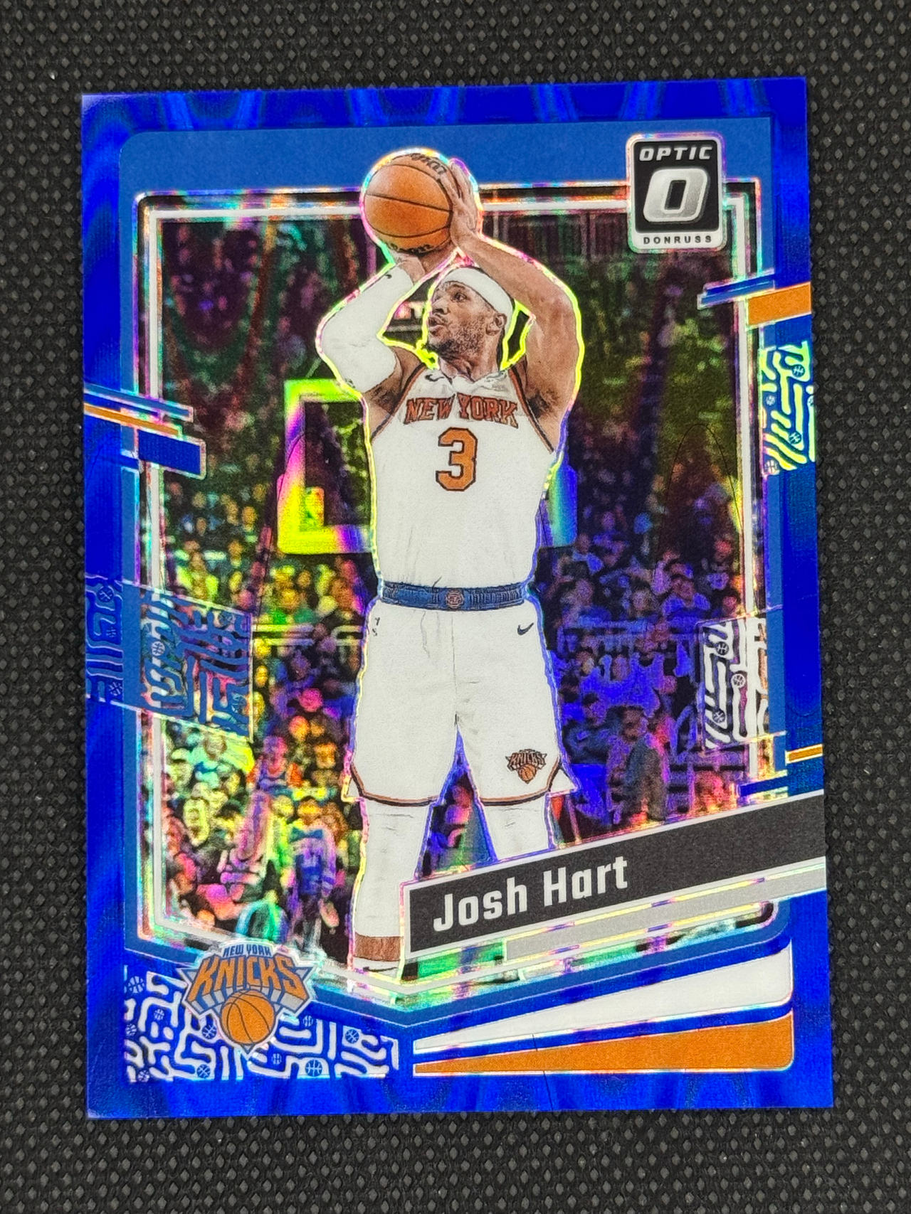 2022-23 Donruss Optic Basketball Card - Josh Hart Blue Prizm /249