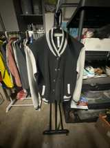 Fabletics Varsity Jacket Black/White Size XS - Image 1