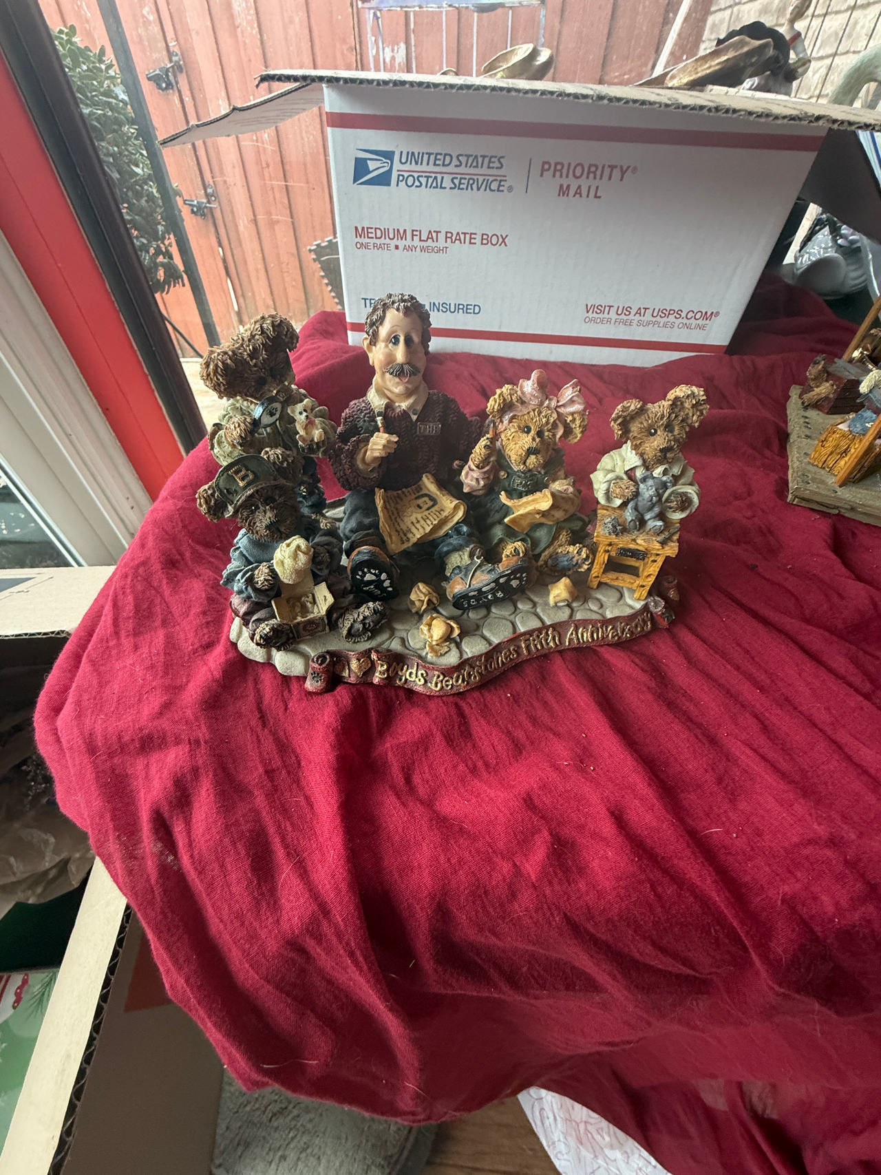Boyds Bearstones 5th Anniversary Figurine