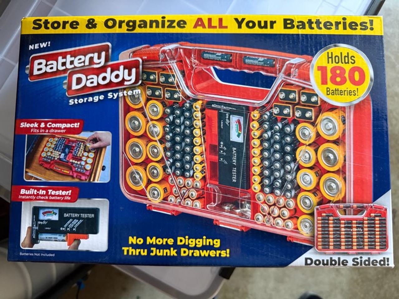 Battery Daddy 180 Battery Storage System with Tester