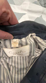 Coach Vintage Leather Jacket Sz 6 - Image 2