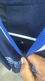 Custom Varsity Jacket Black Royal-White - Image 4