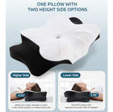 Cervical Neck Pillow for Neck & Shoulder, Ergonomic Contour Memory Foam Pillows - Image 4