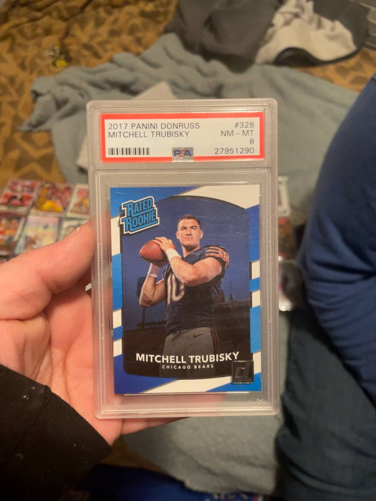Panini Donruss Mitchell Trubisky 2017 Rated Rookie Card