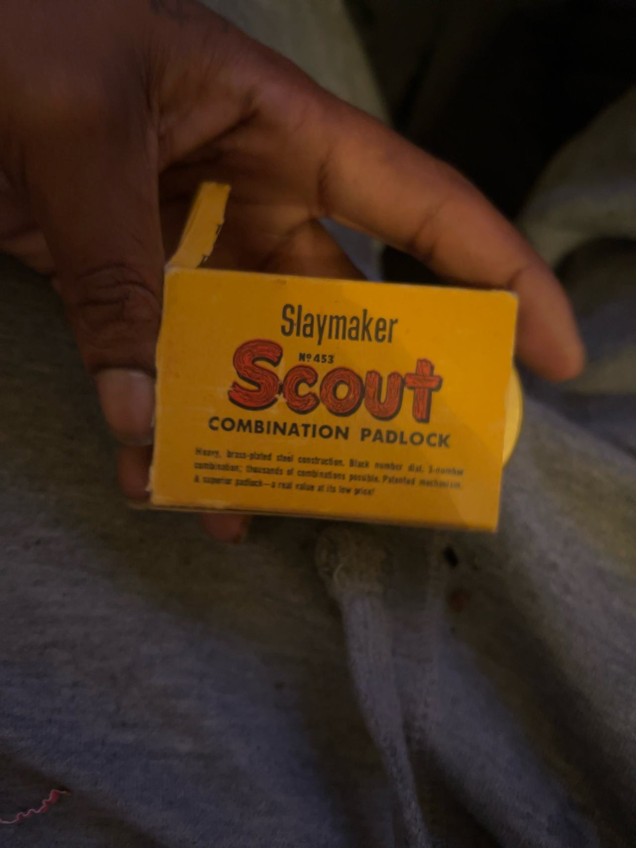 Slaymaker Scout Combination Padlock