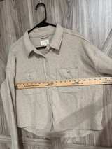 Thread & Supply Women's Shacket size Large tan light brown - Image 6