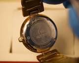 Vintage Omega Ladymatic – 18K Rose Gold, Diamond Dial, Needs Bracelet Repair - Image 3