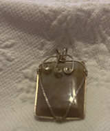 Handmade Wire Wrapped Agate Stone Pendant - Image 1