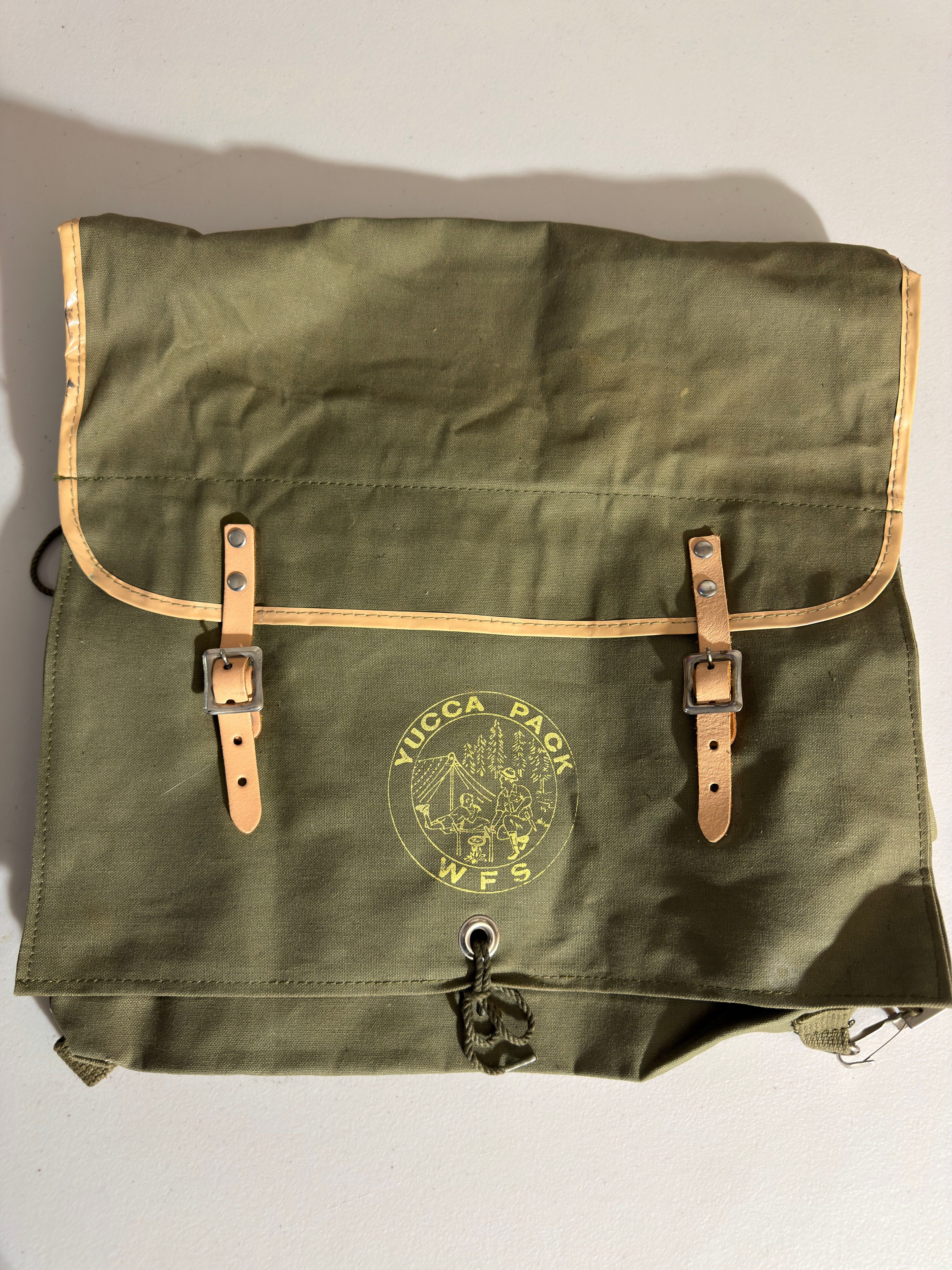Vintage Boyscouts of America Yucca Pack WFS No.185 Camper Backpack