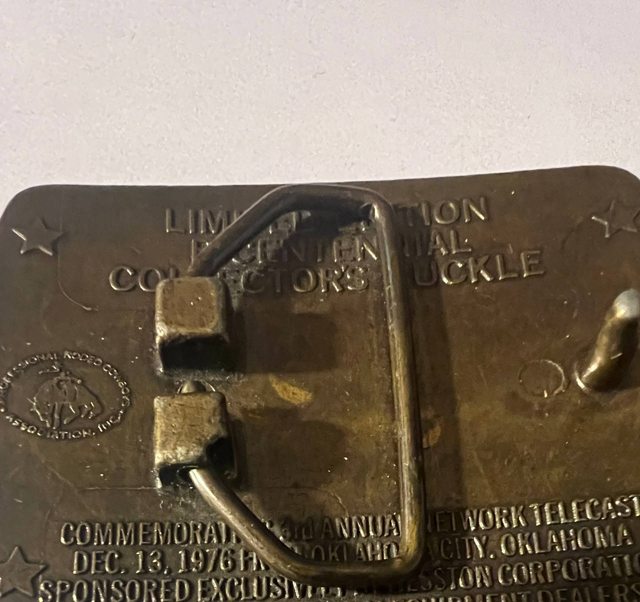 Hesston 1976 National Finals Rodeo Belt Buckle