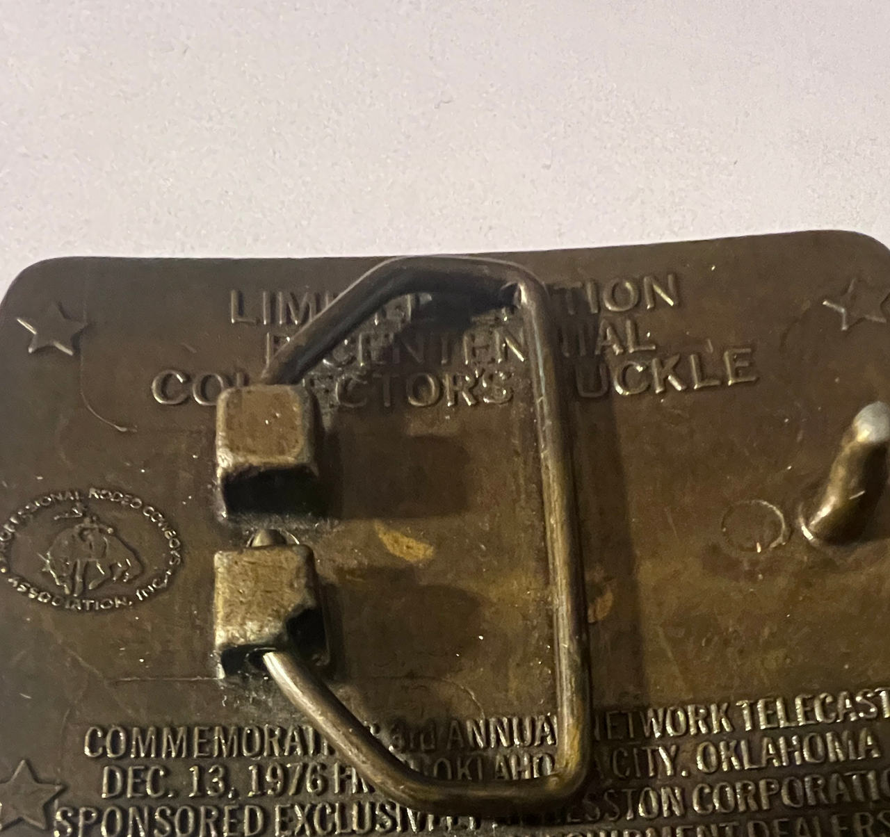 Hesston 1976 National Finals Rodeo Belt Buckle