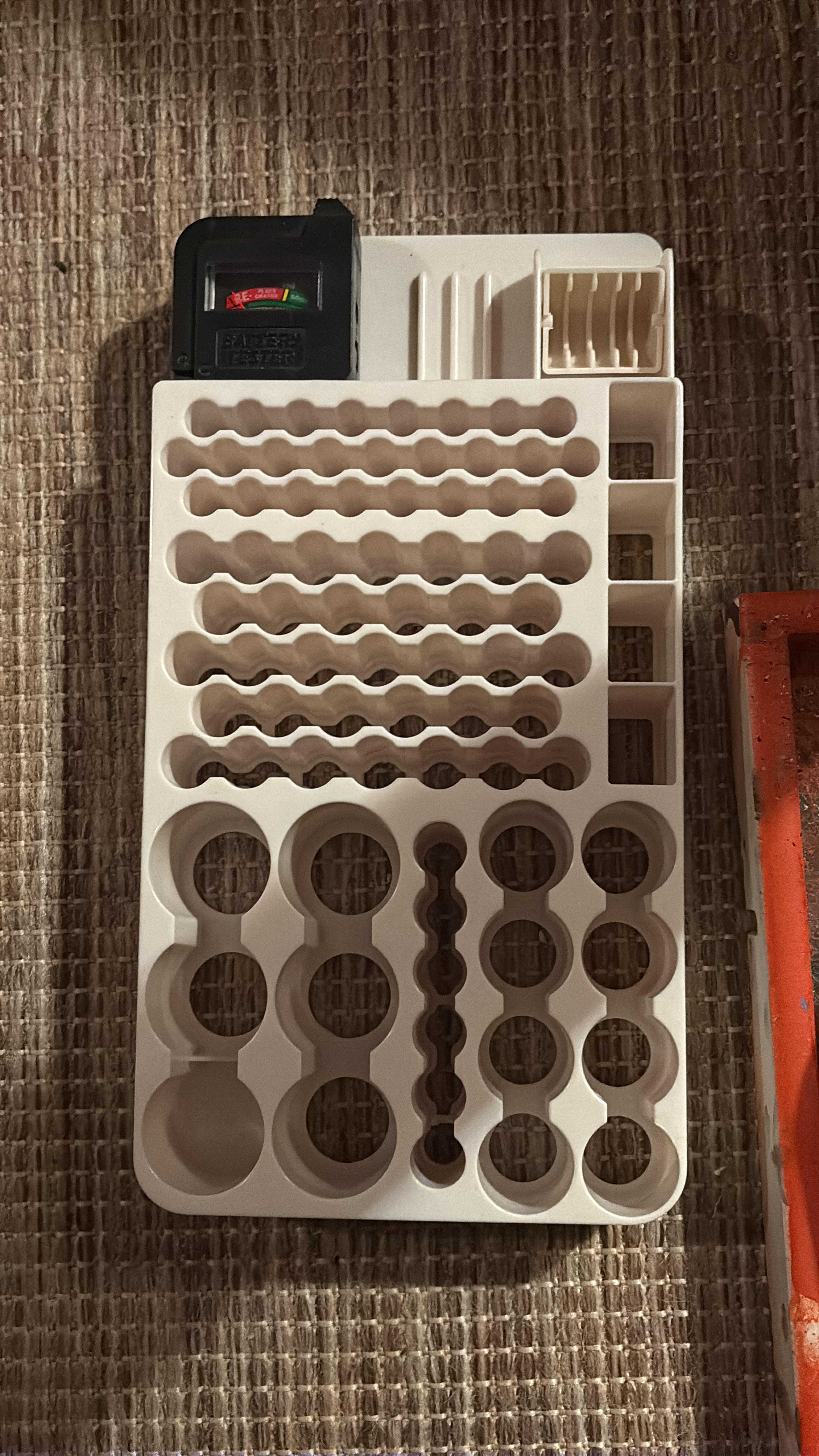 The Battery Organizer Storage Case with Tester