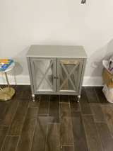 Hollywood Silver Mirrored Accent Cabinet - Image 3