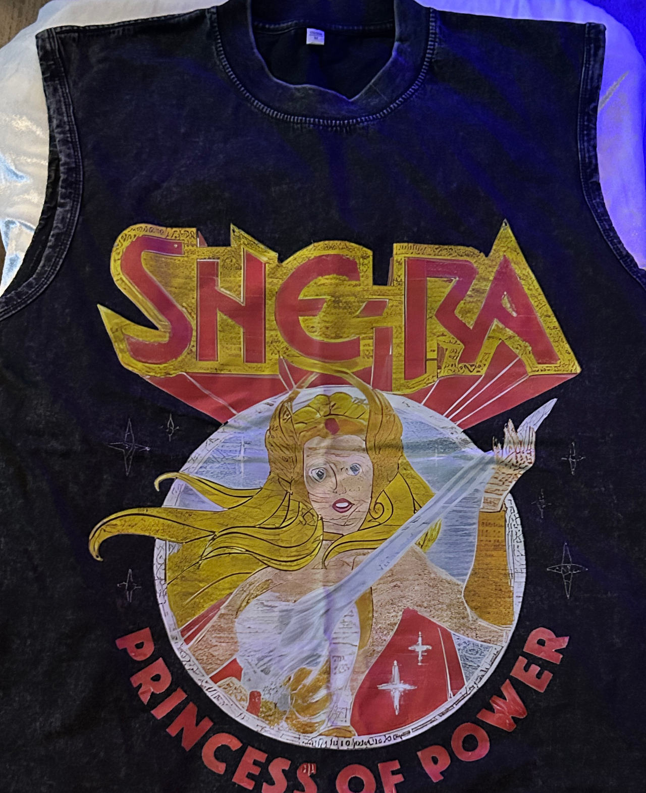 She-Ra Princess of Power Acid Wash Muscle Tank
