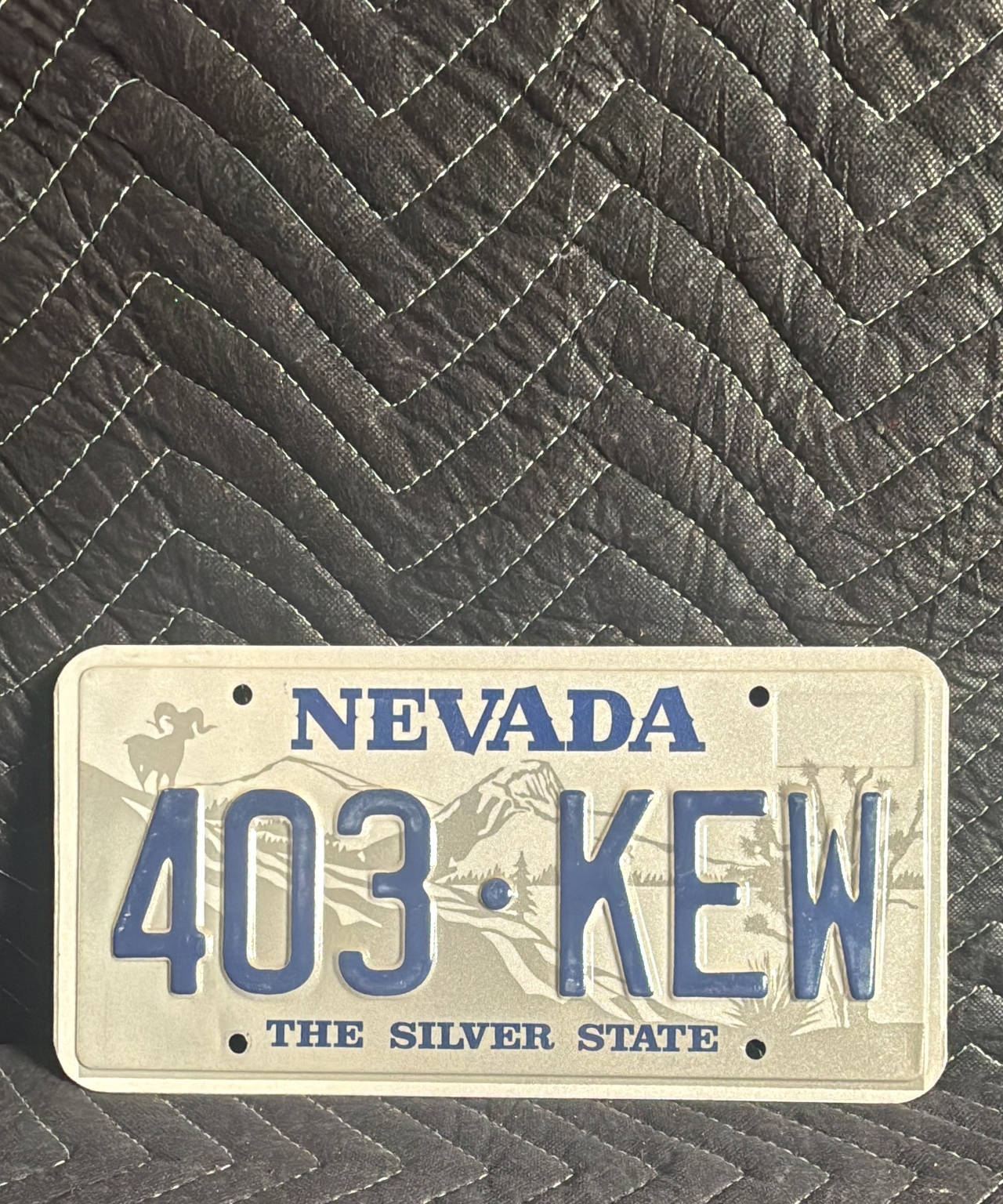 Nevada License Plate 403-KEW
