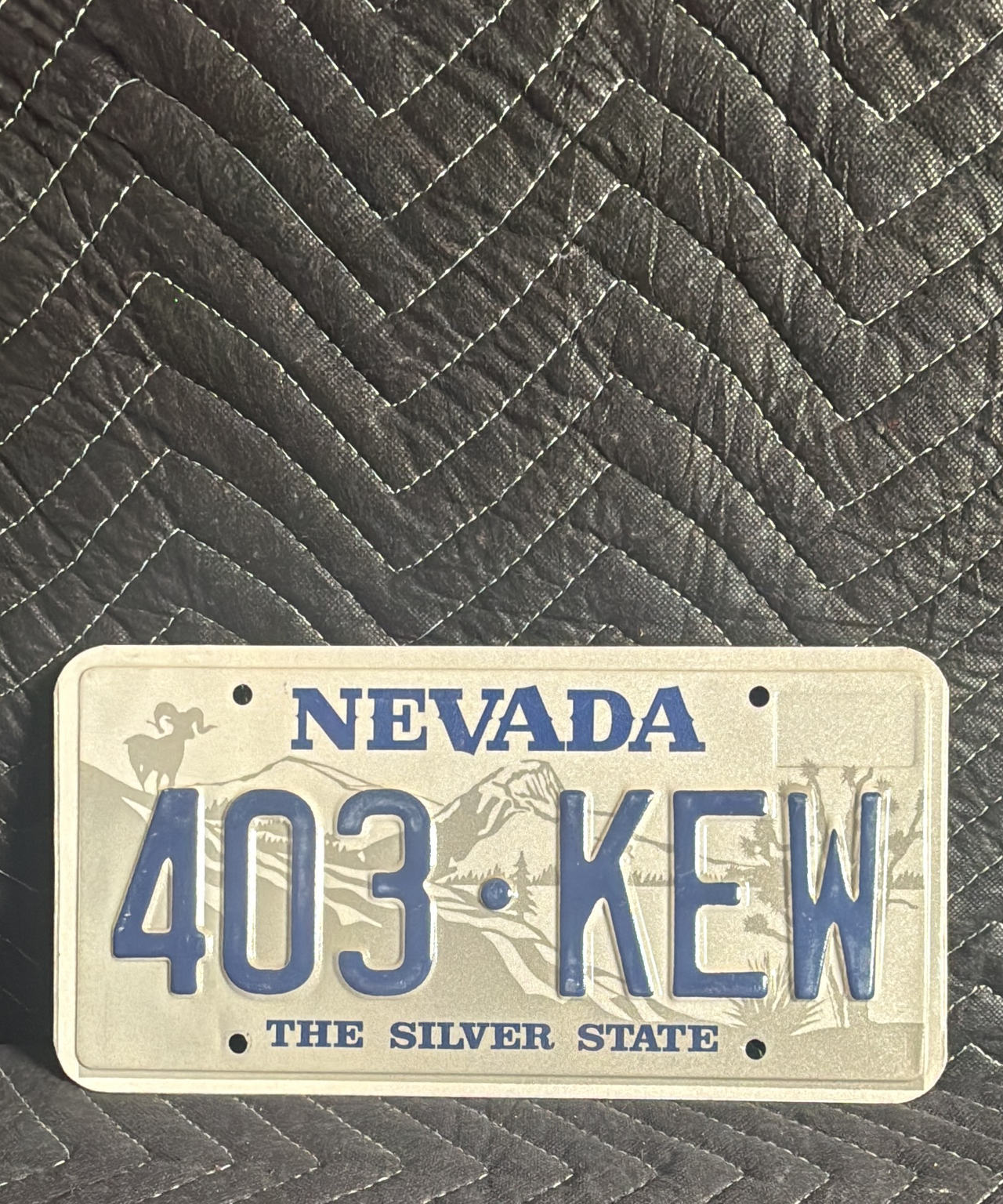 Nevada License Plate 403-KEW