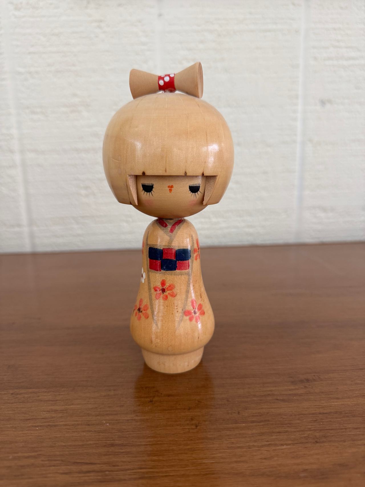 Vintage Japanese Creative KOKESHI Doll – Hand-Painted by EIICHI