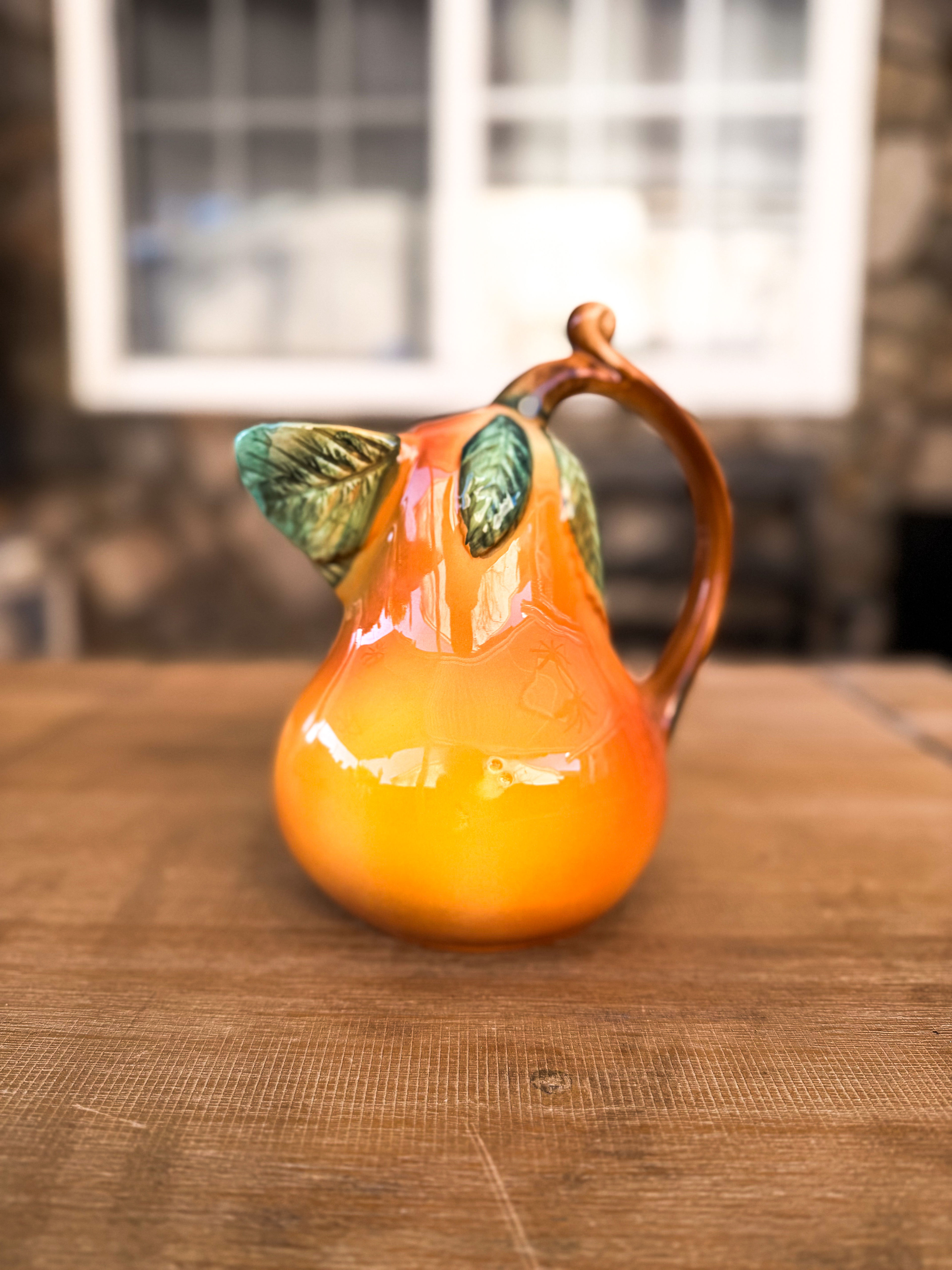 Bordallo Pinheiro-Like Juicy Pear Pitcher