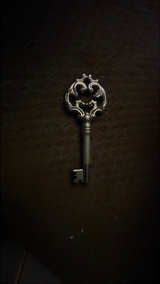 Antique Steel Cash Box with Key - Image 3