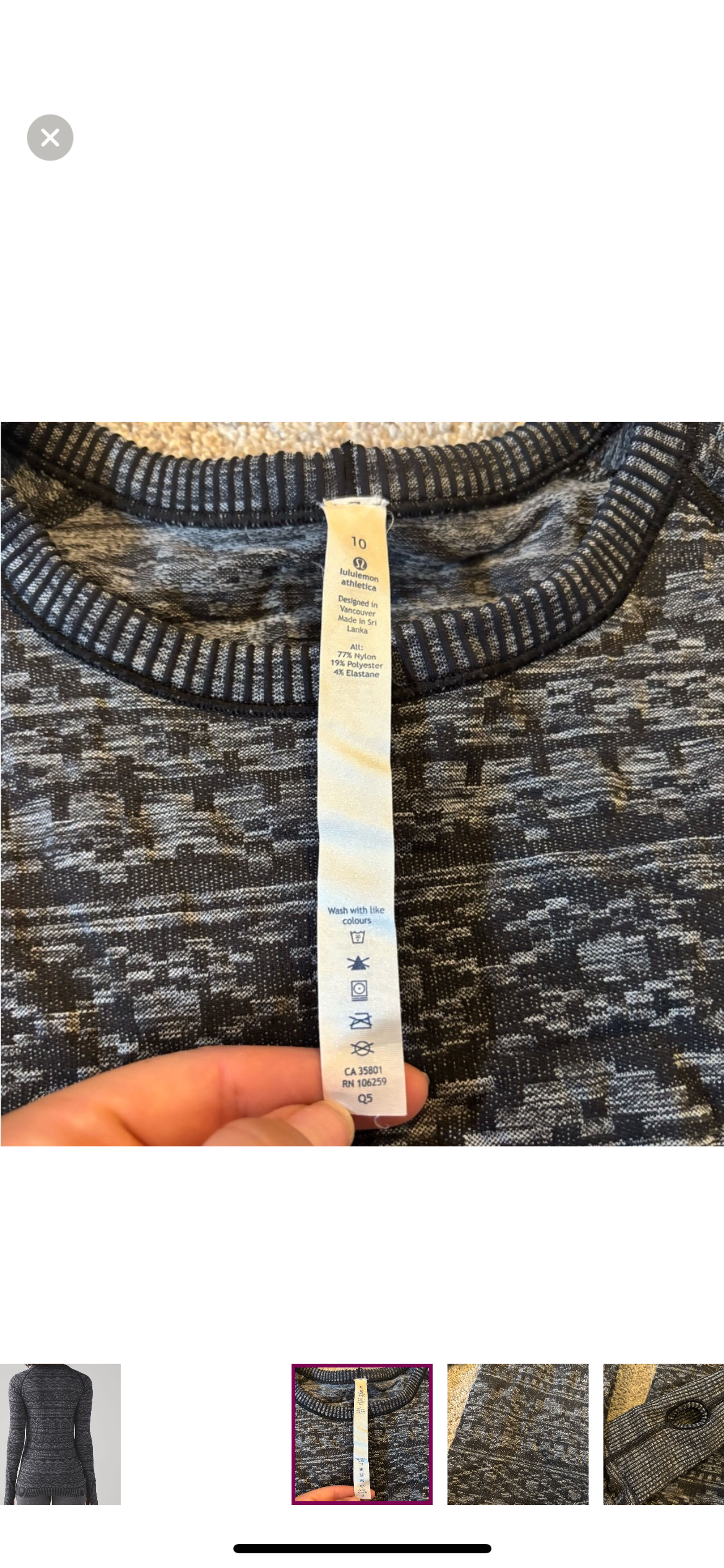 Lululemon Swiftly Tech Long Sleeve Shirt