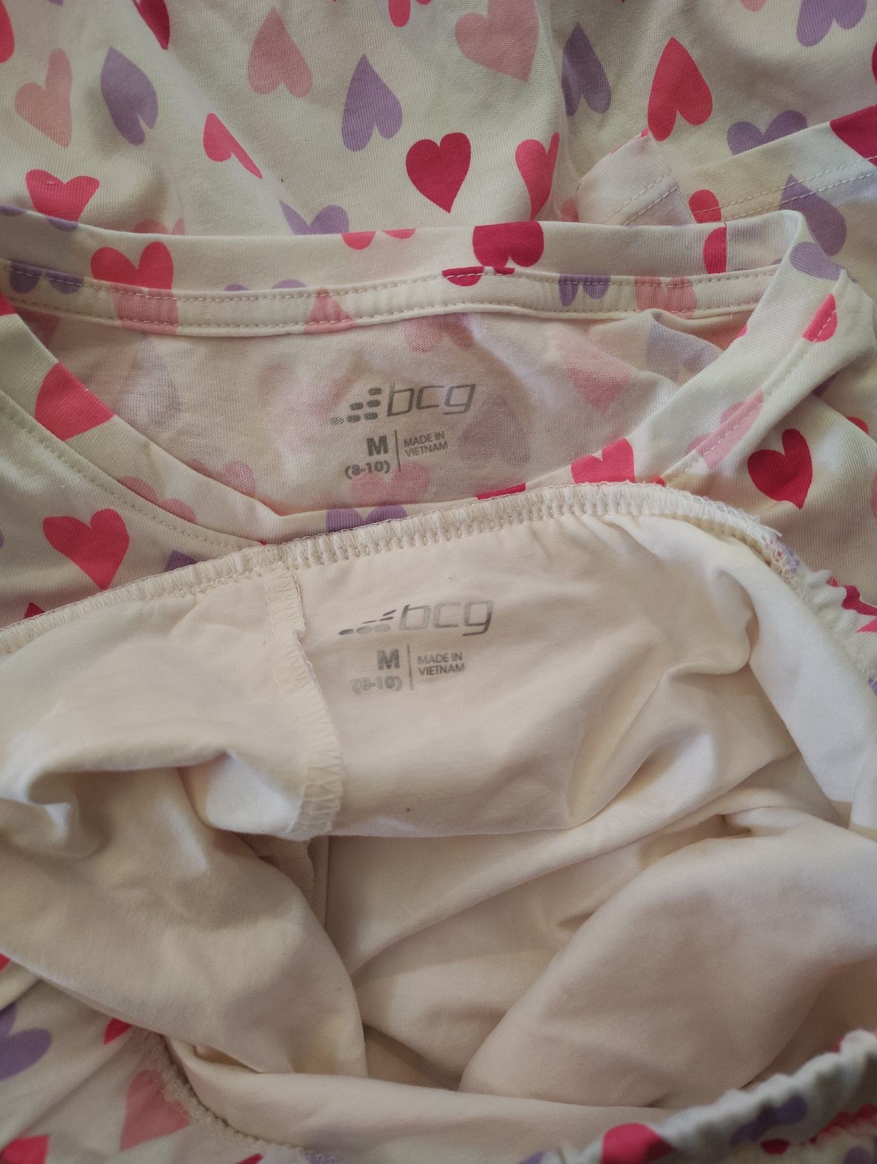 Heart Print Top and Skirt Set size 8 /10
