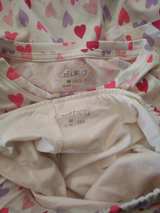 Heart Print Top and Skirt Set size 8 /10 - Image 1