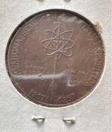1957 Oklahoma Semi-Centennial Arrows to Atoms Medal - Image 2