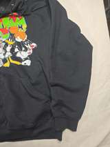Space Jam Looney Tunes Graphic Hoodie Black Large - Image 3